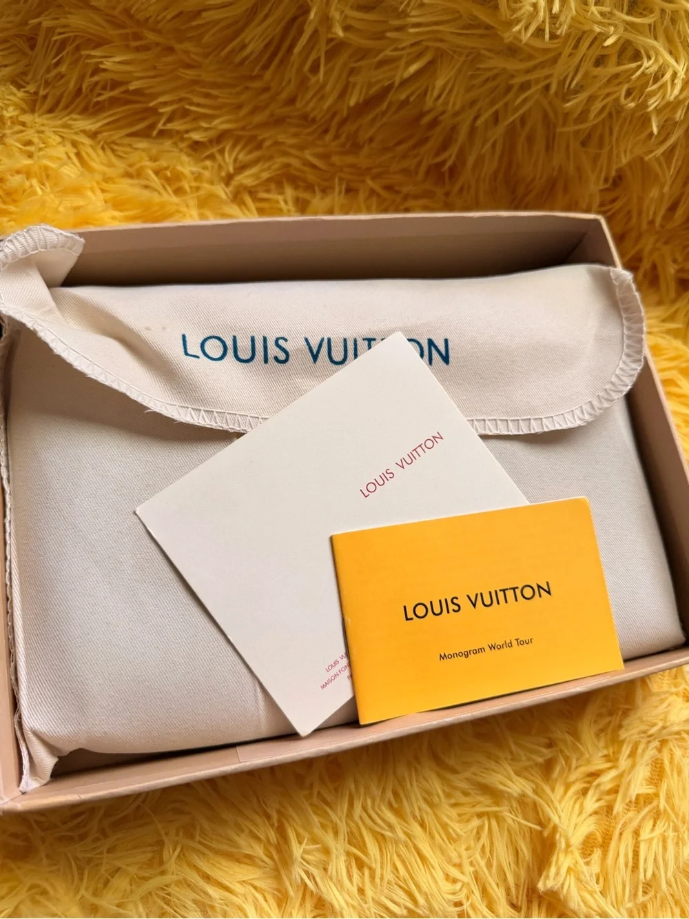 Louis Vuitton Brown Monogram Zip-Around Wallet with Orange Box